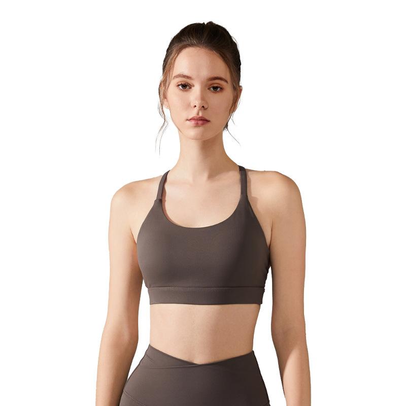 Sports Bras | Womens Lux Strappy Sports Bra Clothing Sports Bras